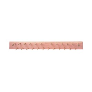 Woodlore cedar tie rack via Amazon.