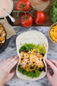 15 Minute Crispy TexMex Chicken Wraps  The Busy Budgeter