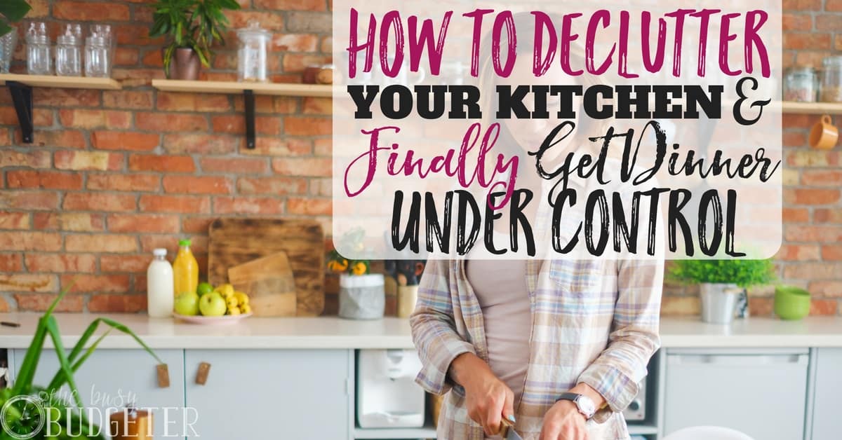 How to Declutter your Kitchen